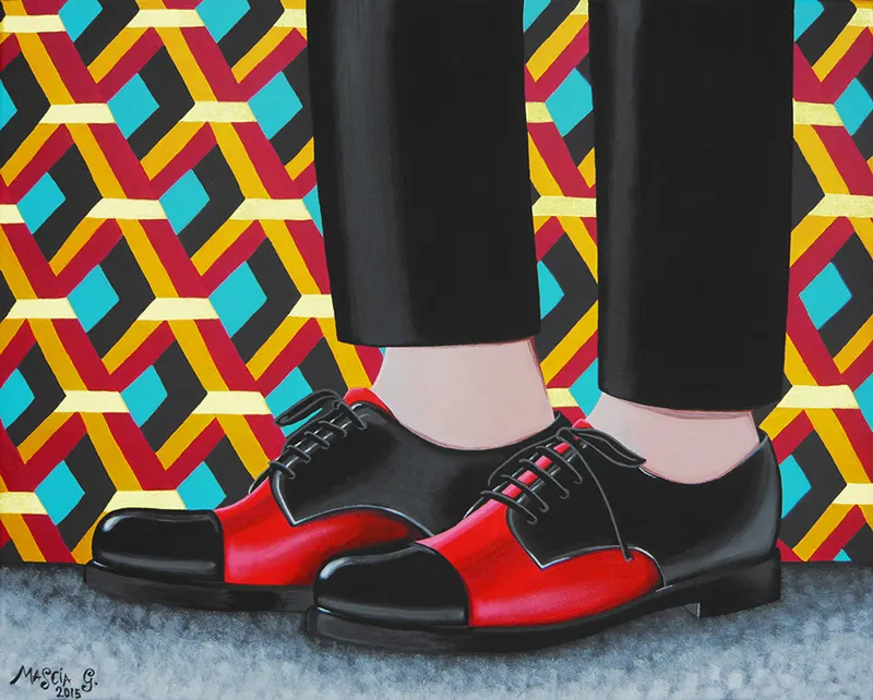 Walking on my Paintings. Giovanni Mascia