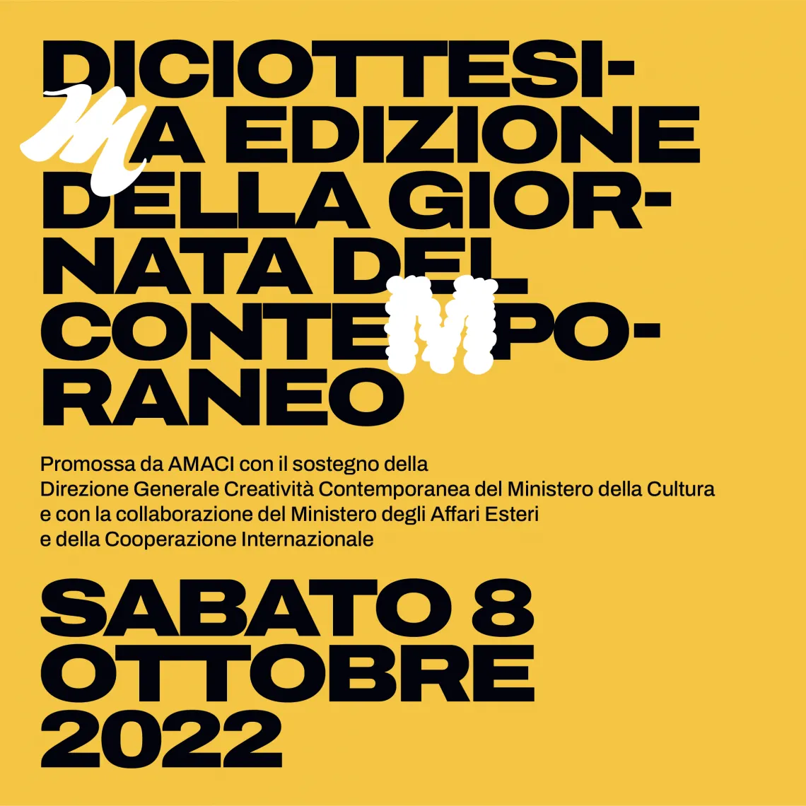 Il MACC aderisce alla giornata del contemporaneo